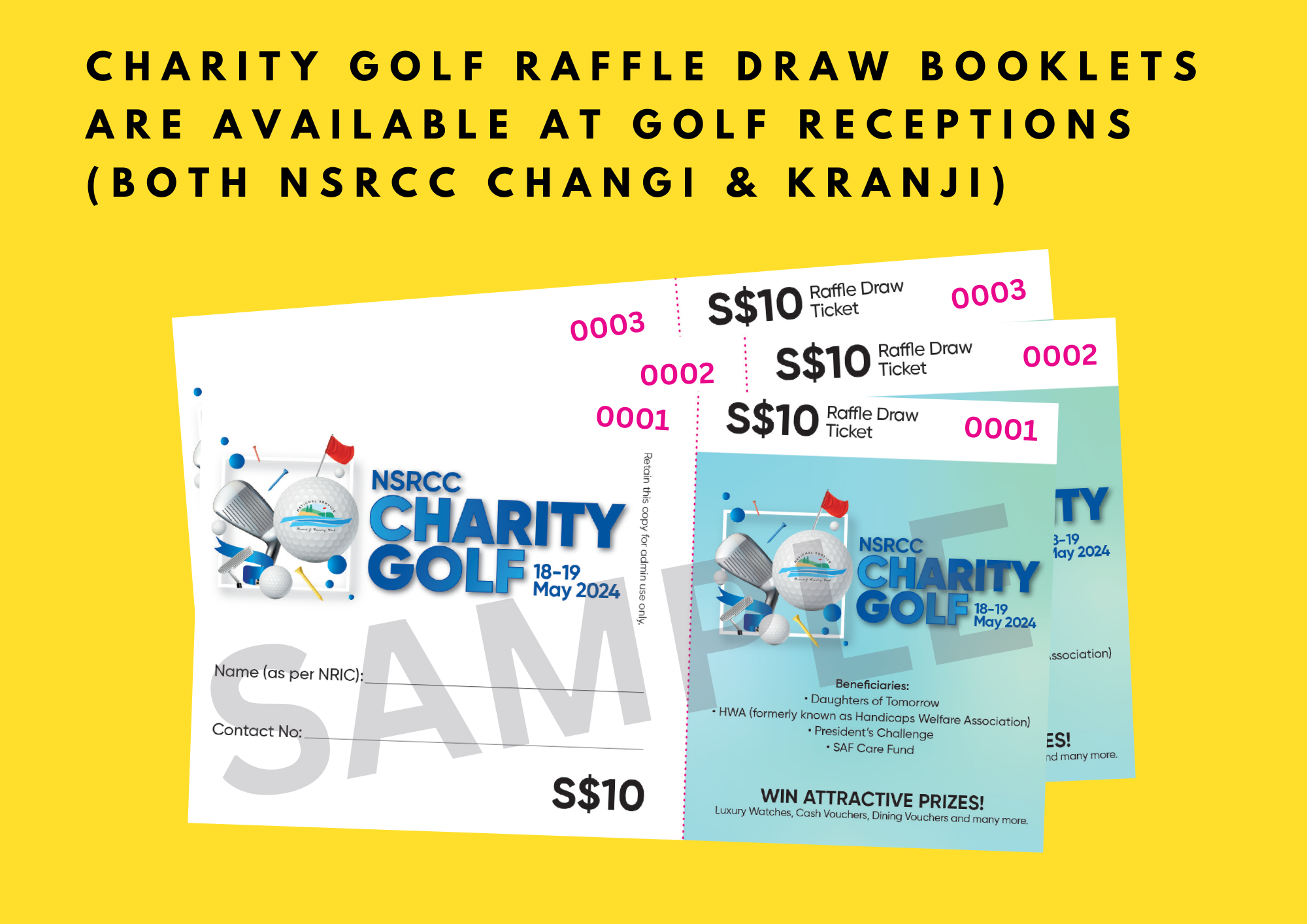 Charity Golf 2024 Raffle Draw Booklets Are Available At Golf Receptions   RV Landscape (21) 